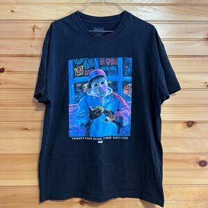 DGK Jason Voorhees Black T-Shirt Friday The 13th 24/7 365 Rare Size Large